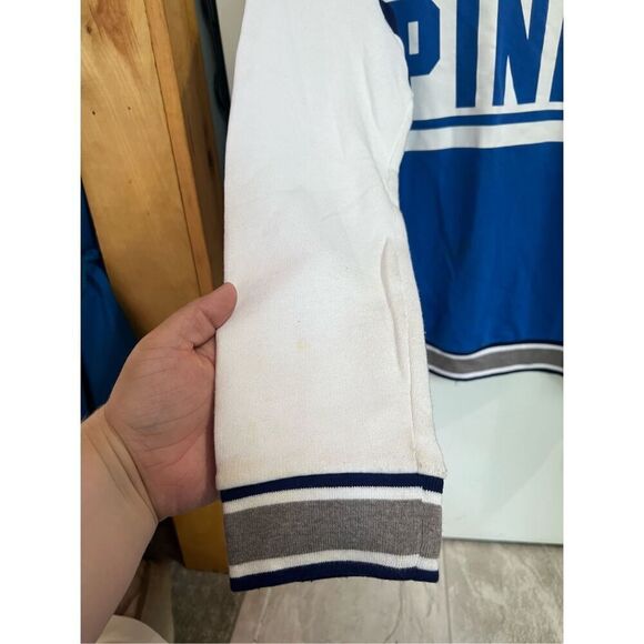 Pink By Victorias Secret Multicolored Crewneck Woman’s Size Small Flaws Stained - Picture 4 of 13